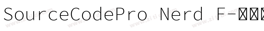 SourceCodePro Nerd F字体转换